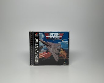 Top Gun Fire a voluntad Sony PlayStation *PROBADO* Completo