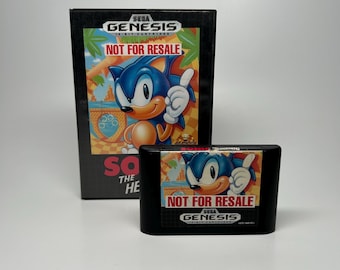 Sonic the Hedgehog para Sega Genesis Completo *PROBADO* Auténtico