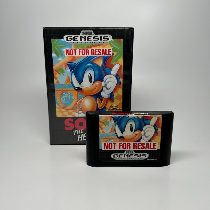 Sonic the Hedgehog for the Sega Genesis Complete *TESTED* Authentic - Etsy
