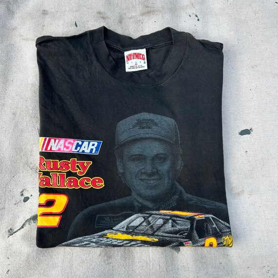 Vintage NASCAR Rusty Wallace Winston Cup T-Shirt … - image 9