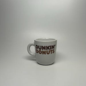 Lot Of 2 Dunkin' Donuts 16 Oz Classic Coffee Mugs - White Ceramic Mug Set (Box May Be Damaged)