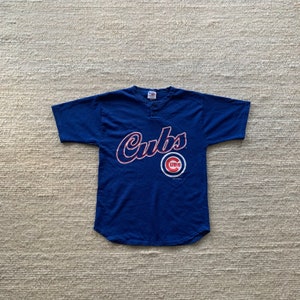 Vintage Chicago Cubs Starter Jersey L Baseball Sewn 90s Sosa Wood Era