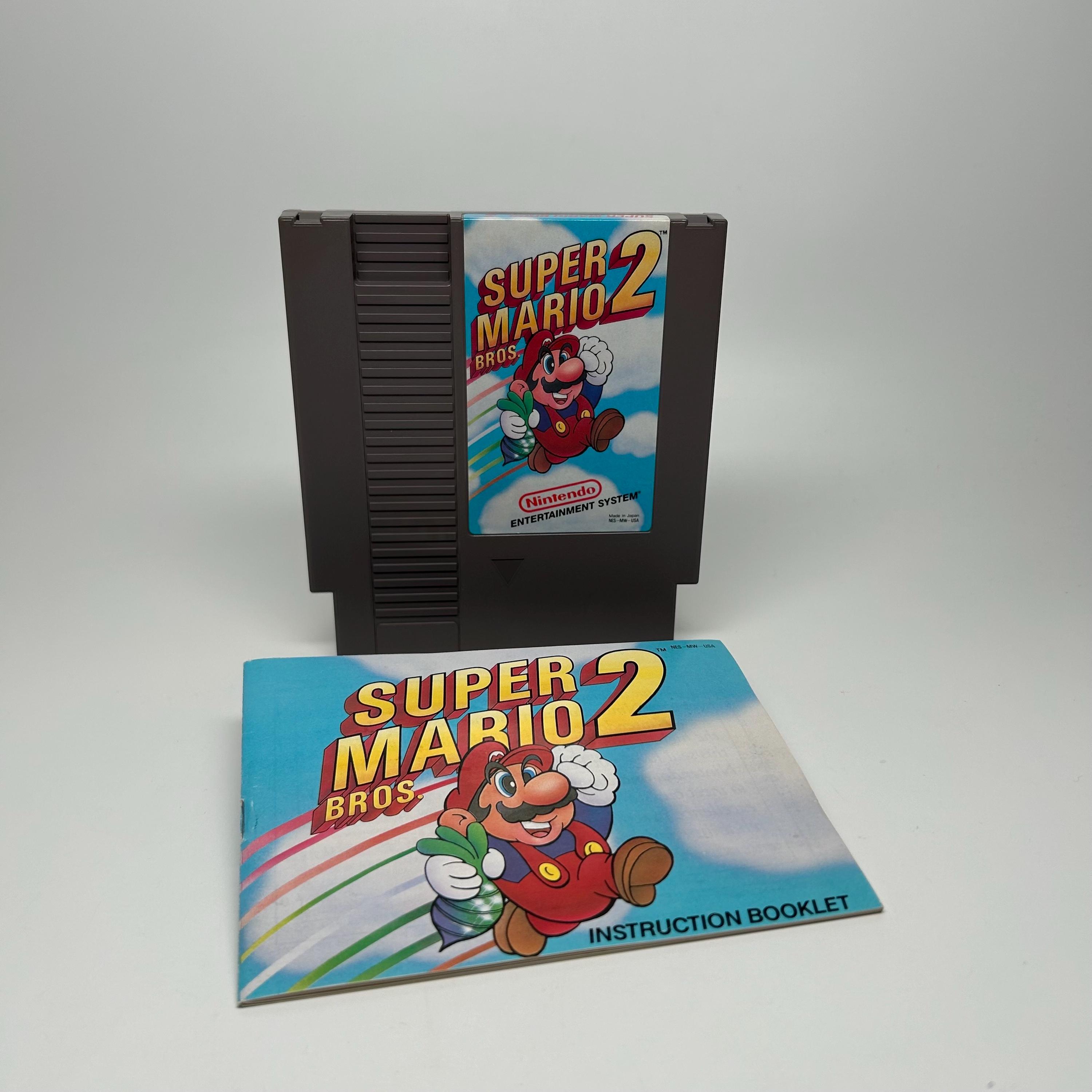 Super Mario Bros. 2 for the Nintendo (NES) W/manual *TESTED* - Etsy