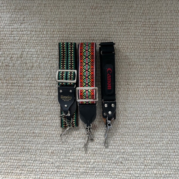 Vintage Embroidered 1970’s Camera Straps *You Choose*