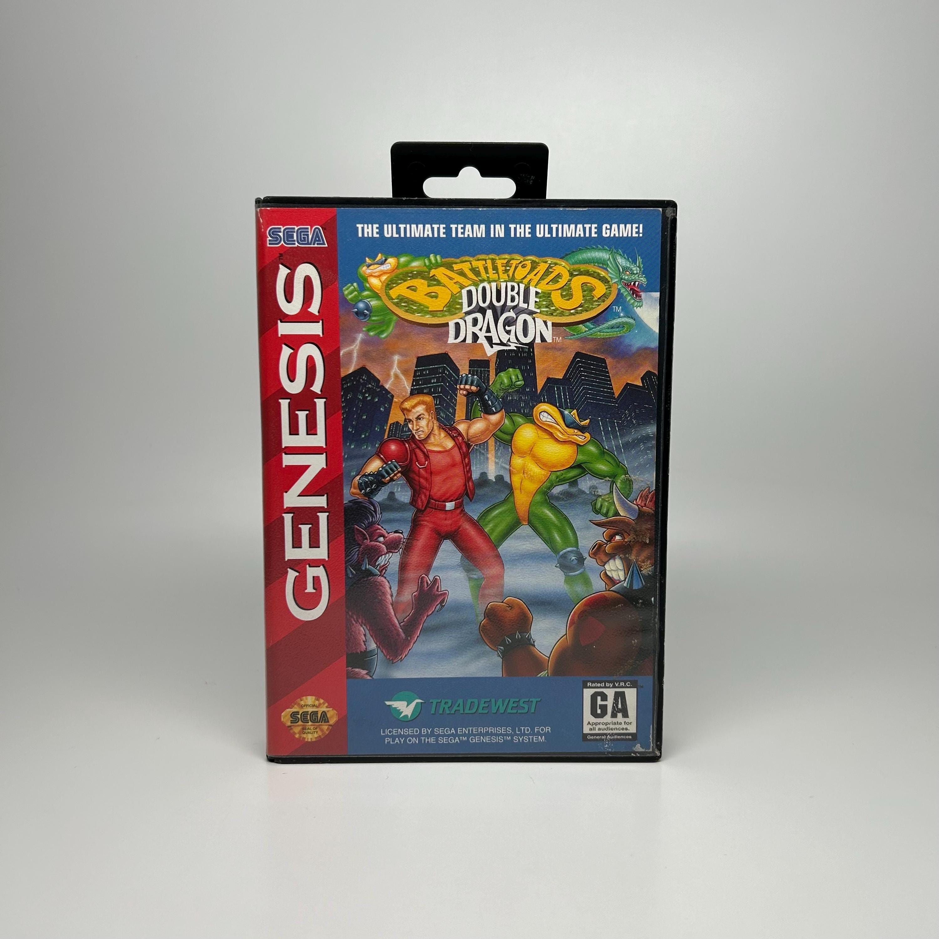 Battletoads Double Dragon for the Sega Genesis (1993) *tested