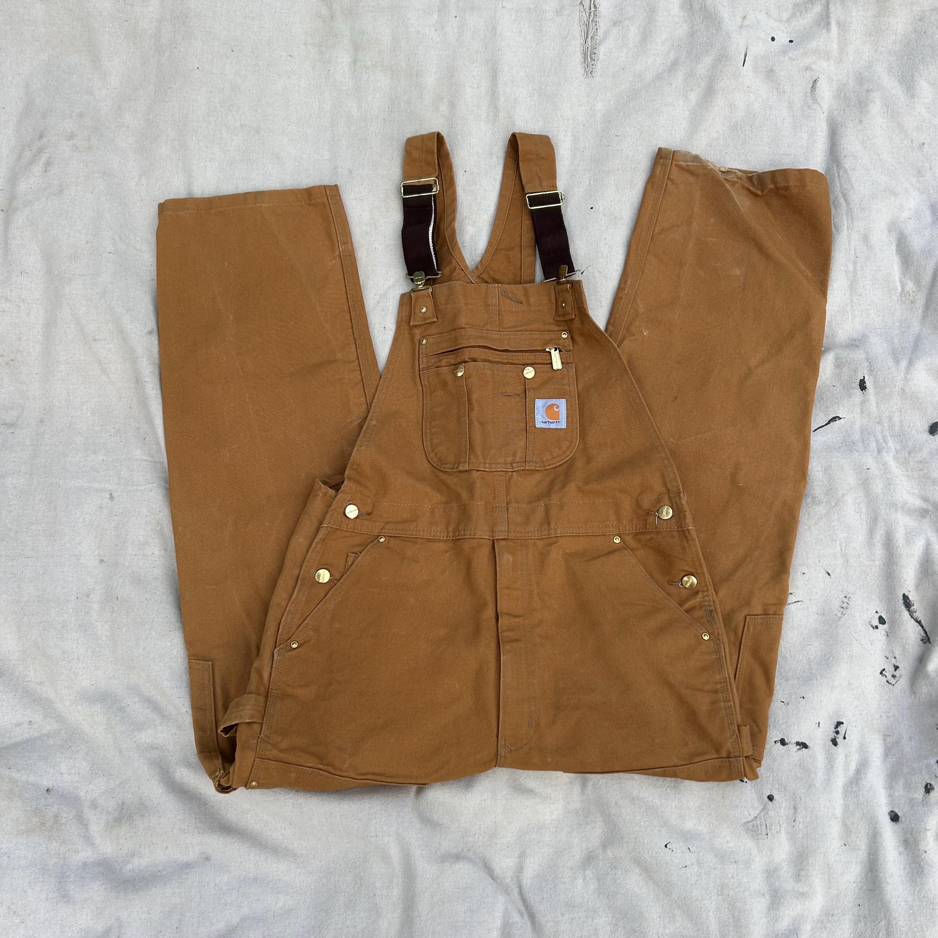 Carhartt Double Knee Overalls - Etsy