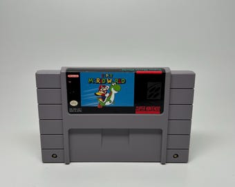 Super Mario World for the Super Nintendo Entertainment System (SNES) *TESTED*