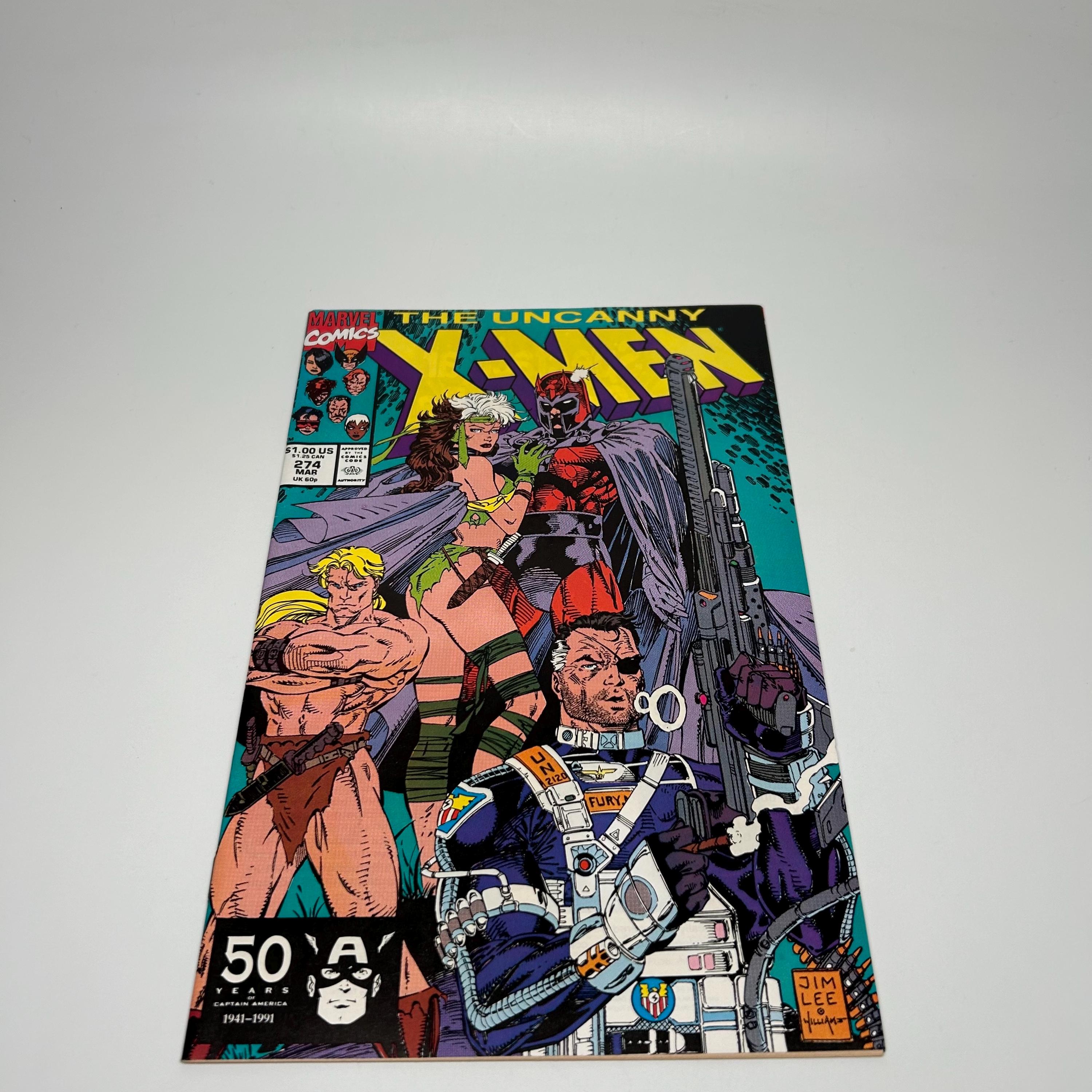 The Uncanny X-men #274 (1991) Marvel Comics *jim Lee Cover* Rogue