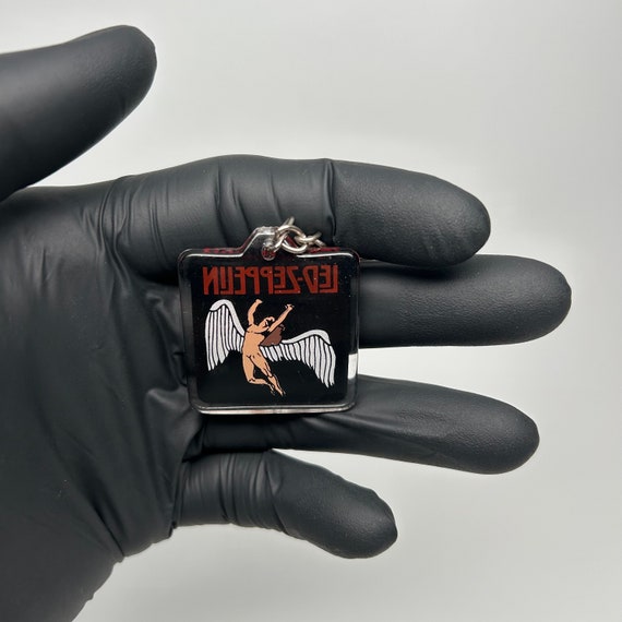 Vintage Led Zeppelin Keychain (c.1980’s) *Great Condi… Gem