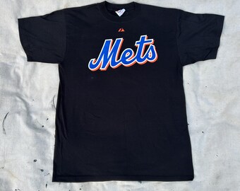 デッド 2000年 Majestic MLB NY METS Tシャツ L 黒 デッド 2000年 Majestic MLB NY METS Tシャツ L 黒