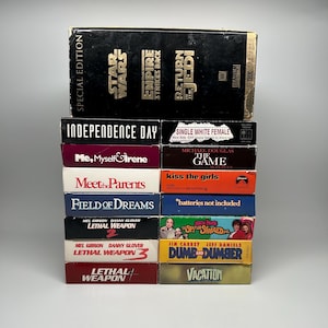 Vintage VHS Sci-Fi/Comedy/Action You Choose! *TESTED*