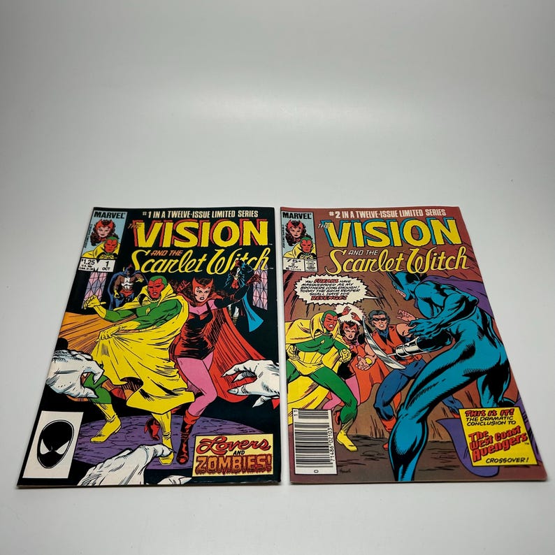 Vision and the Scarlet Witch #1-12 (1985) *complete* Key Issue 1st ...