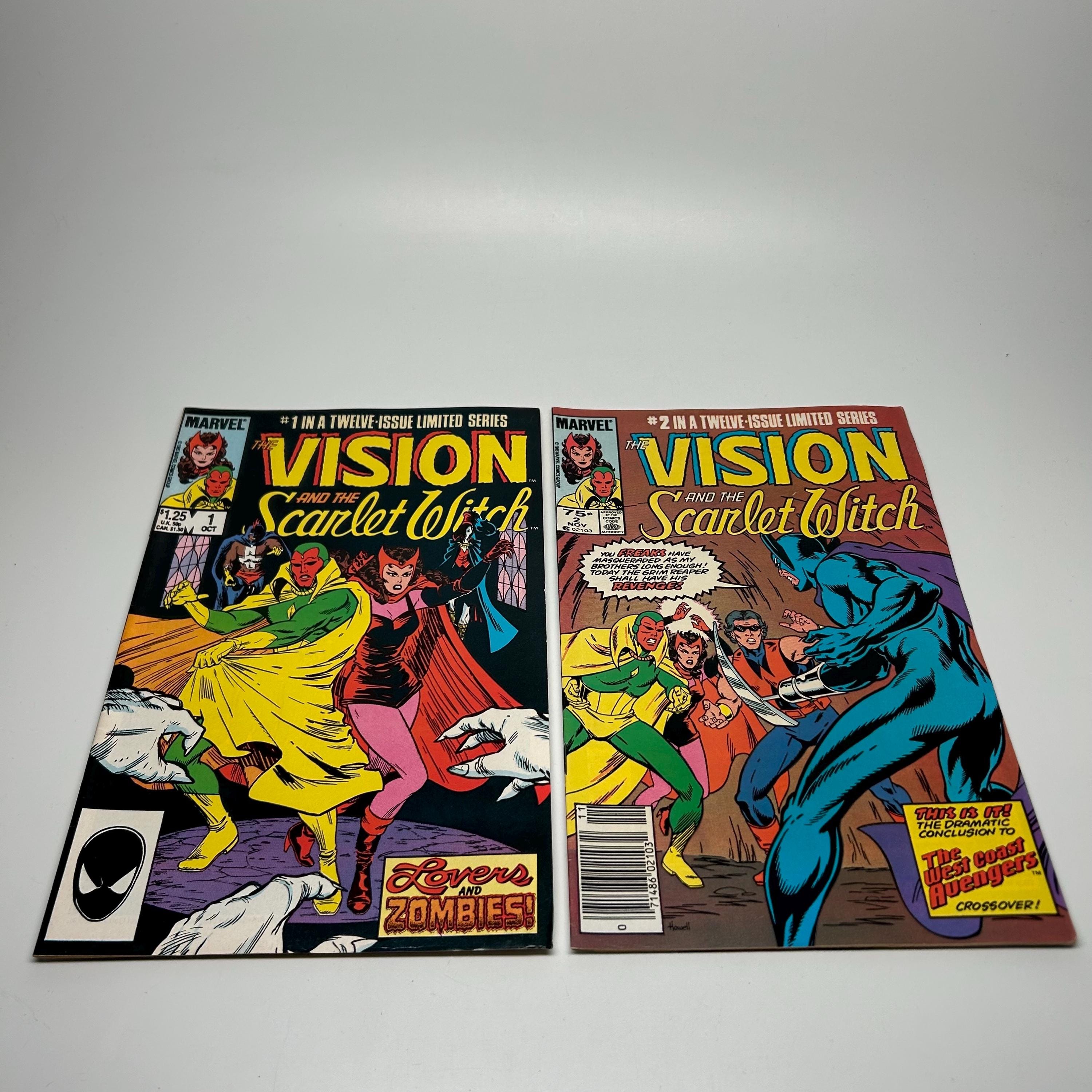 Vision and the Scarlet Witch #1-12 (1985) *complete* Key Issue 1st ...