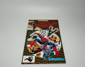 Web of Spider-Man #50 (1985) Giant-Sized Anniversary Issue *High Grade*