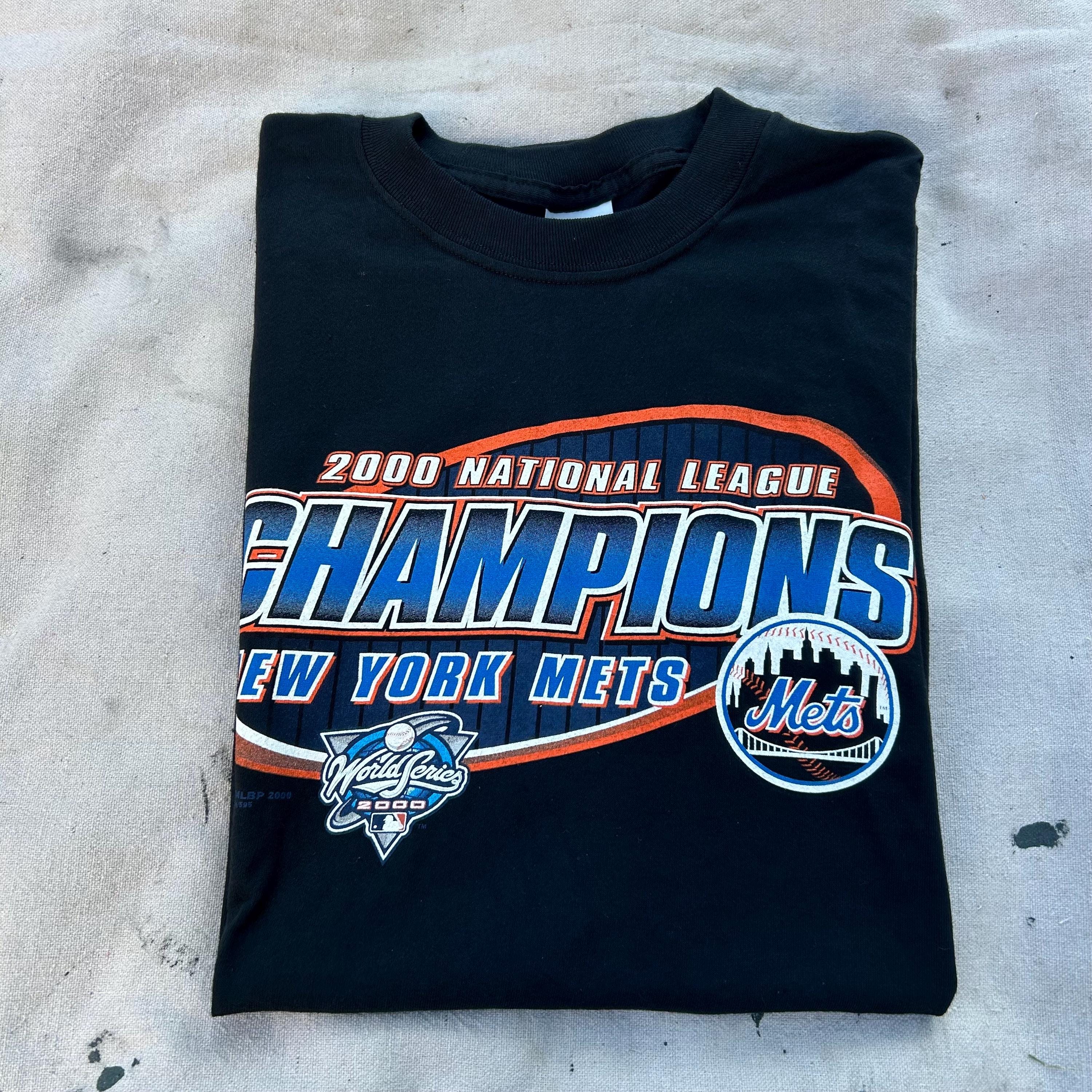Vintage New York Mets National League Champions T-shirt (2000) Sz