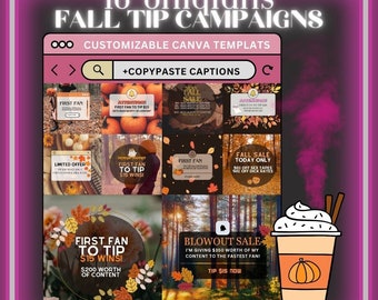 ONLYFANS Fall TIP CAMPAIGNS, Top 0.01% Tipping Strategies, Onlyfans Success, Onlyfans Engagement