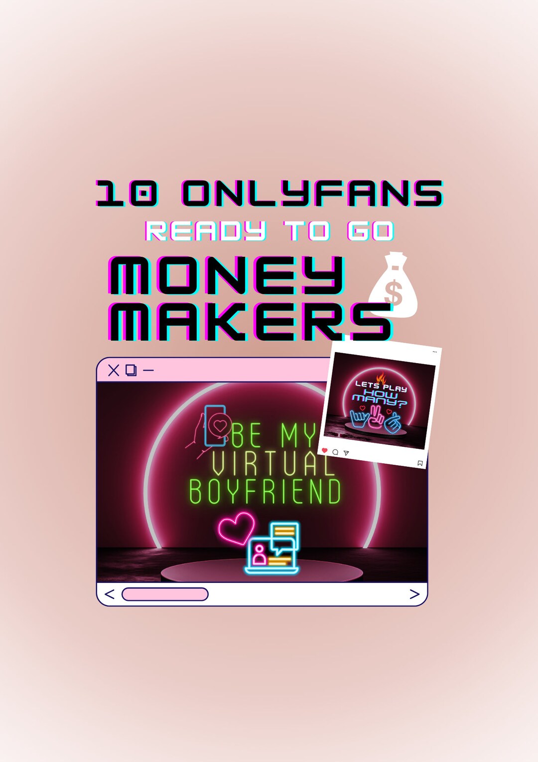 10 ONLYFANS Tipping MONEY MAKERS Onlyfans Ppv Tip Promos Etsy