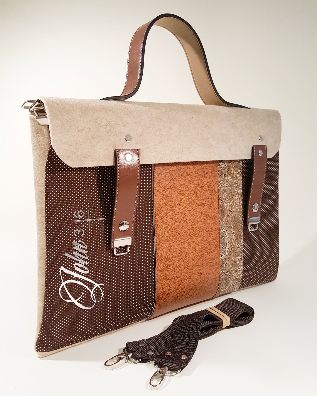 Brown Messenger Bag, Shoulder Bag, Vinyl Bag, Leather Bag, Bags for Men