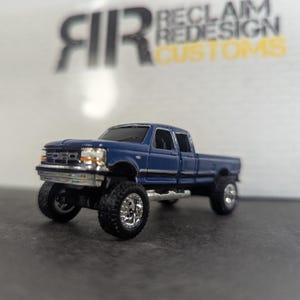 1/64 Truck Running Boards Steps for Custom Diecast Trucks Hot Wheels Greenlight M2