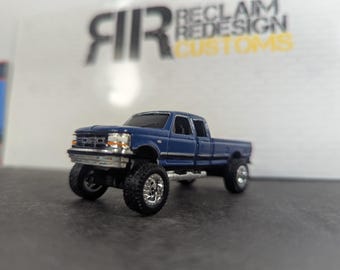 1/64 Truck Running Boards Steps for Custom Diecast Trucks Hot Wheels Greenlight M2