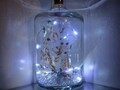 Giraffe bottle lamp, gift for animal lover.
