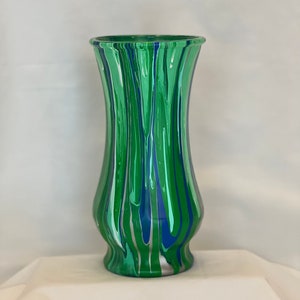 Custom Drip Painted Vase