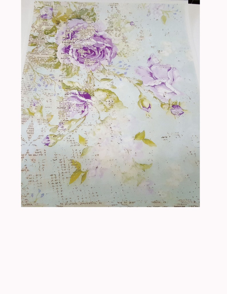 Antique Vintage Printed Vellum Sheets/Vellum Designs/Vellum Etsy