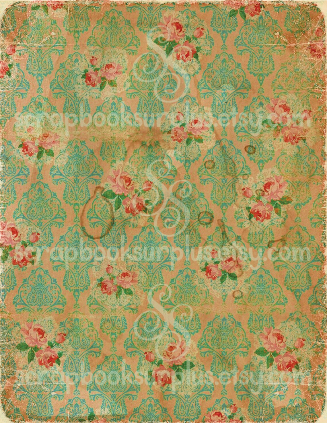 Printed Vellum Sheets/vellum Paper/scrapbook Paper/grunge Etsy
