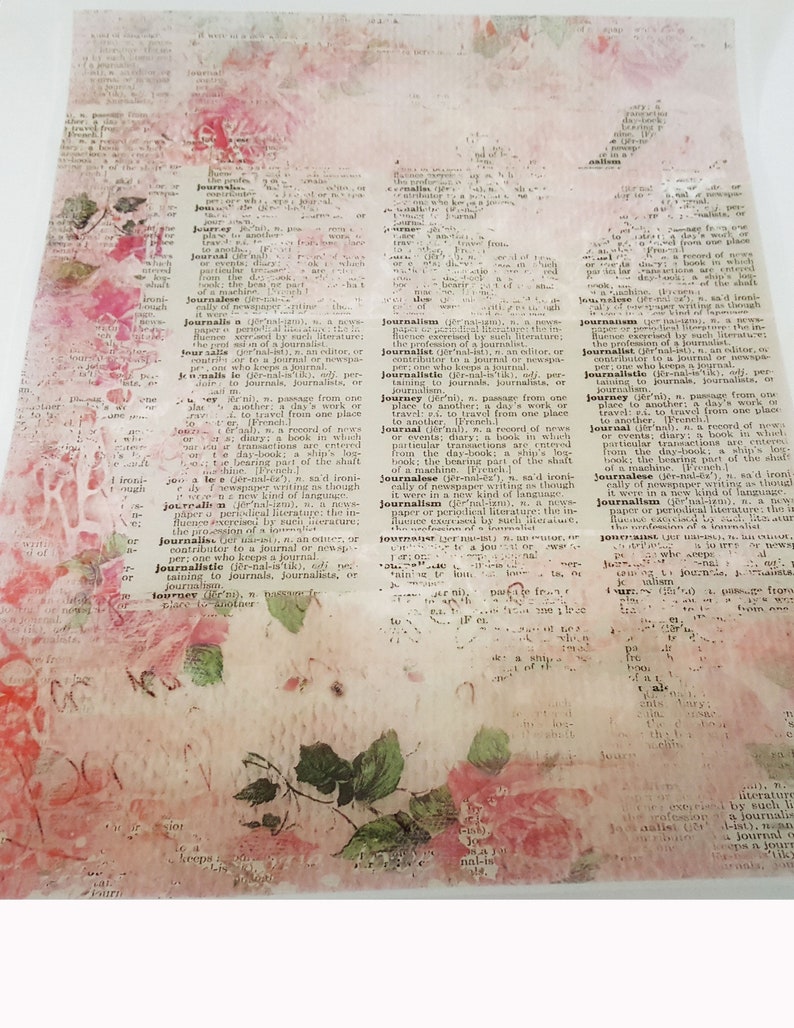 Antique Vintage Printed Vellum Sheets/Vellum Designs/Vellum Etsy