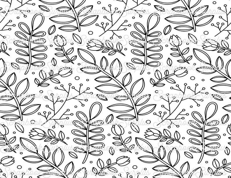 Printed Vellum Sheets/vellum Paper/black and White Botanical Etsy