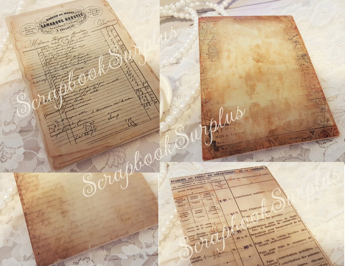 Printed Vellum Sheets/vellum Paper/vellum Pockets/vellum Etsy