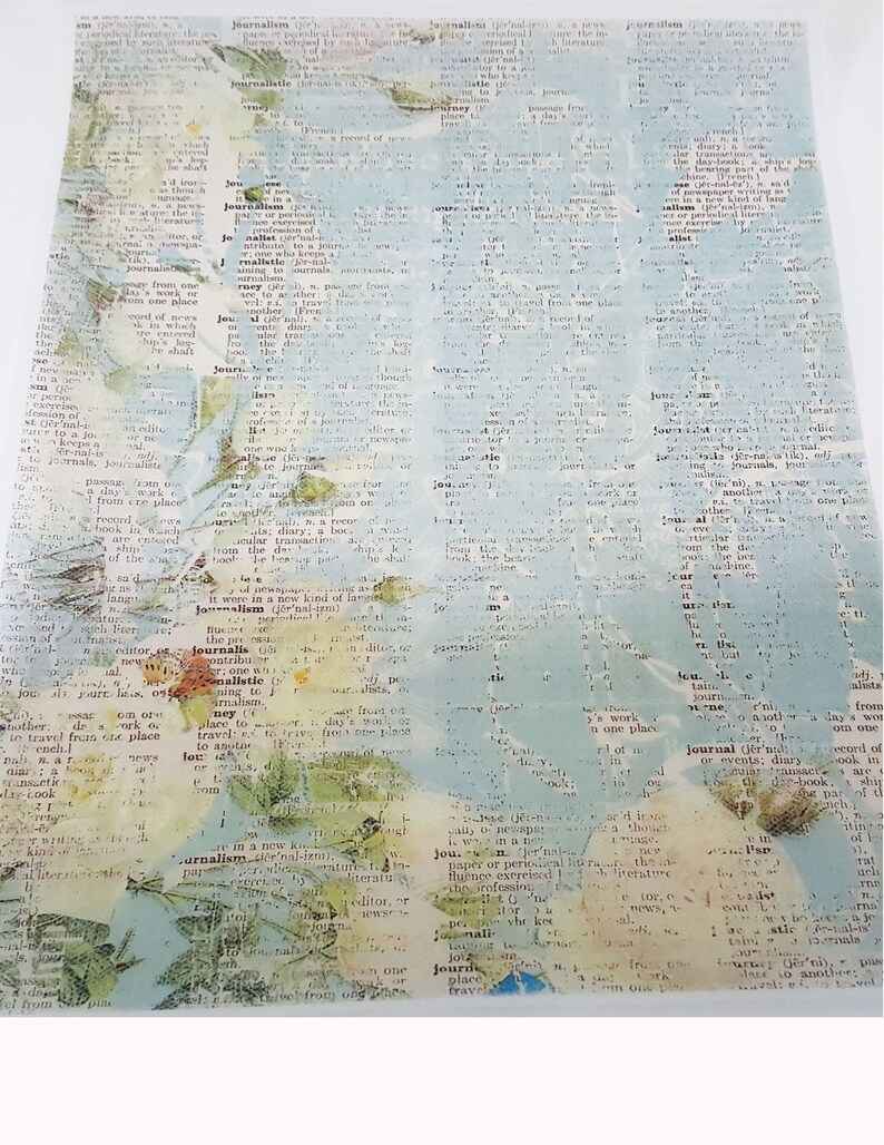 Antique Vintage Printed Vellum Sheets/vellum Designs/vellum Etsy