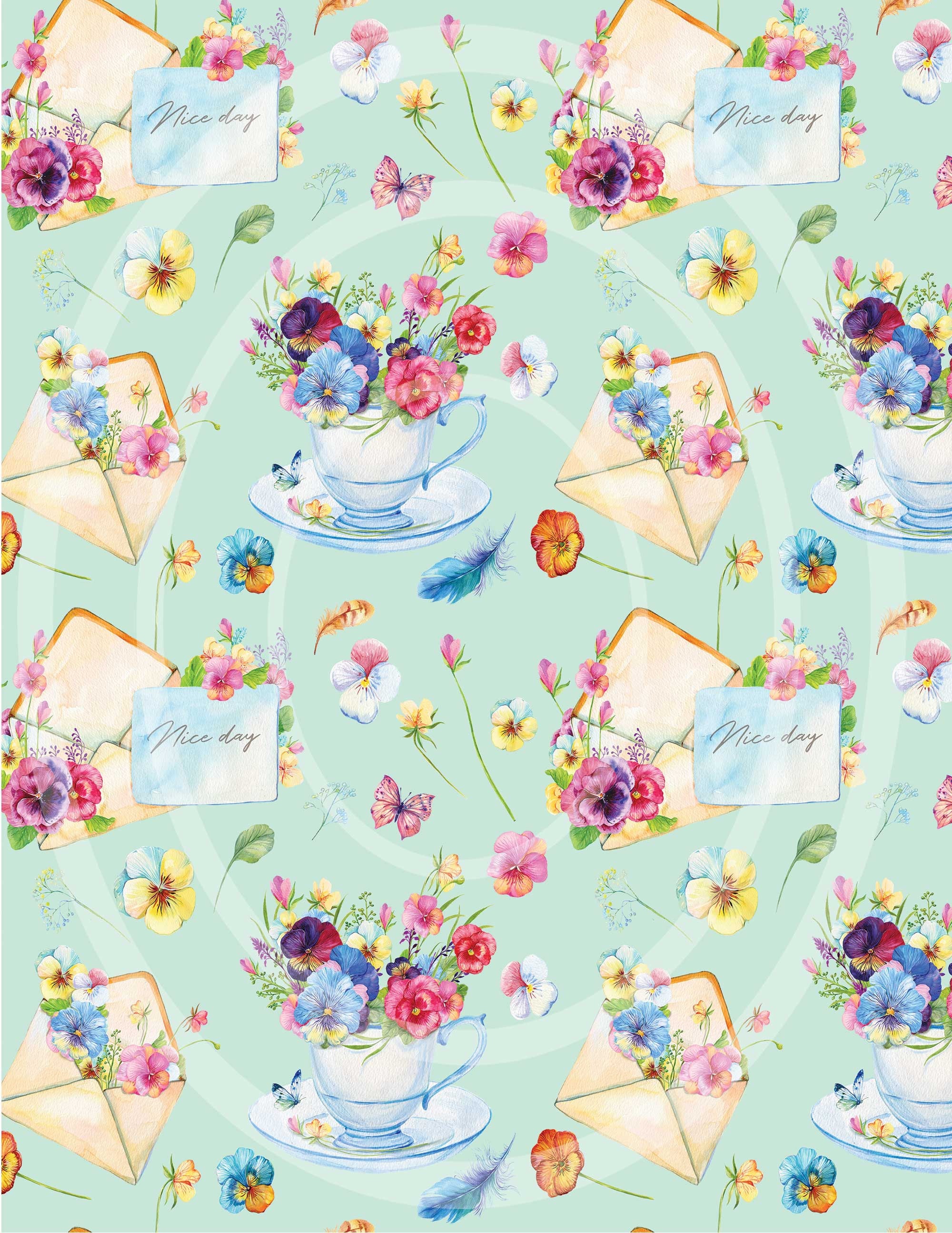 Printed Vellum Sheets/Vellum paper/Floral Vellum paper/pattern Etsy