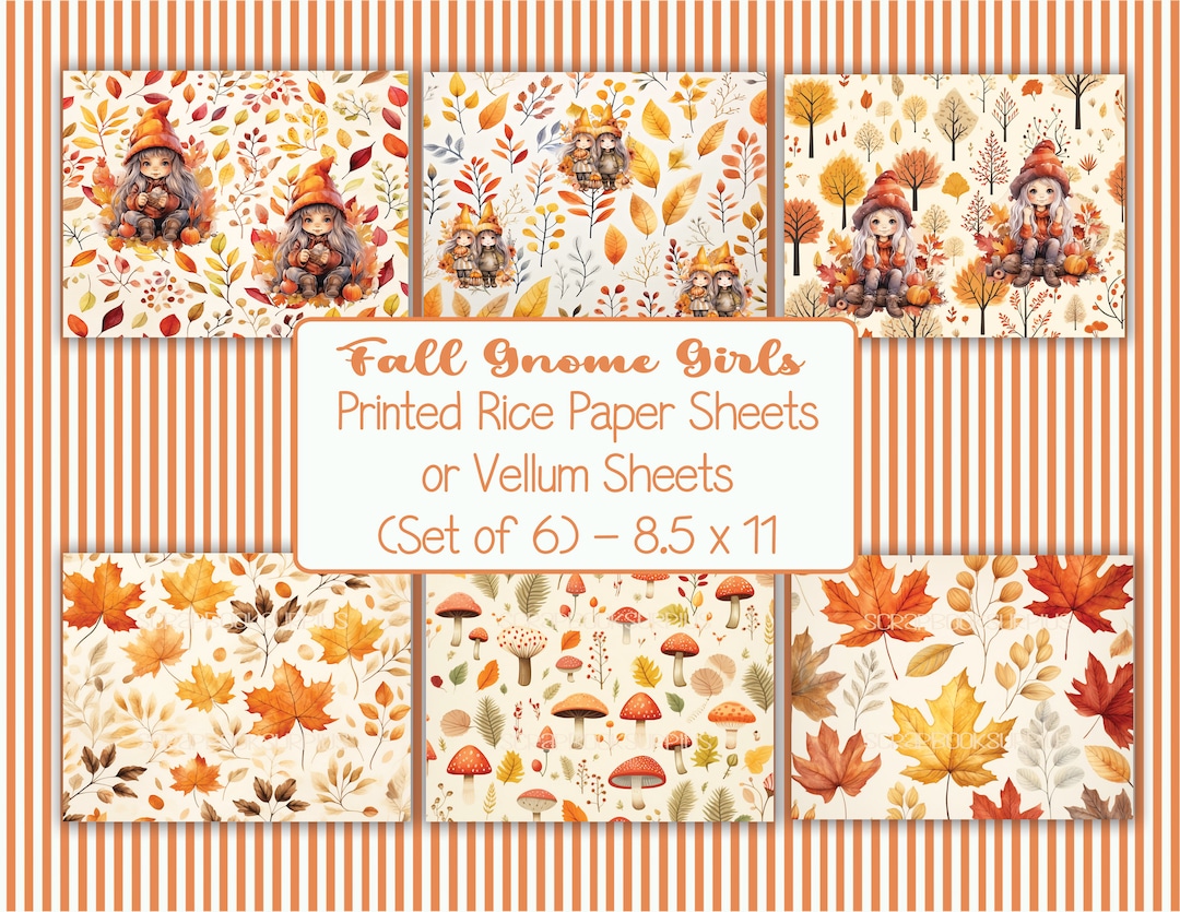 Printed Vellum Sheets Rice Paper Sheets decoupage Paper - Etsy