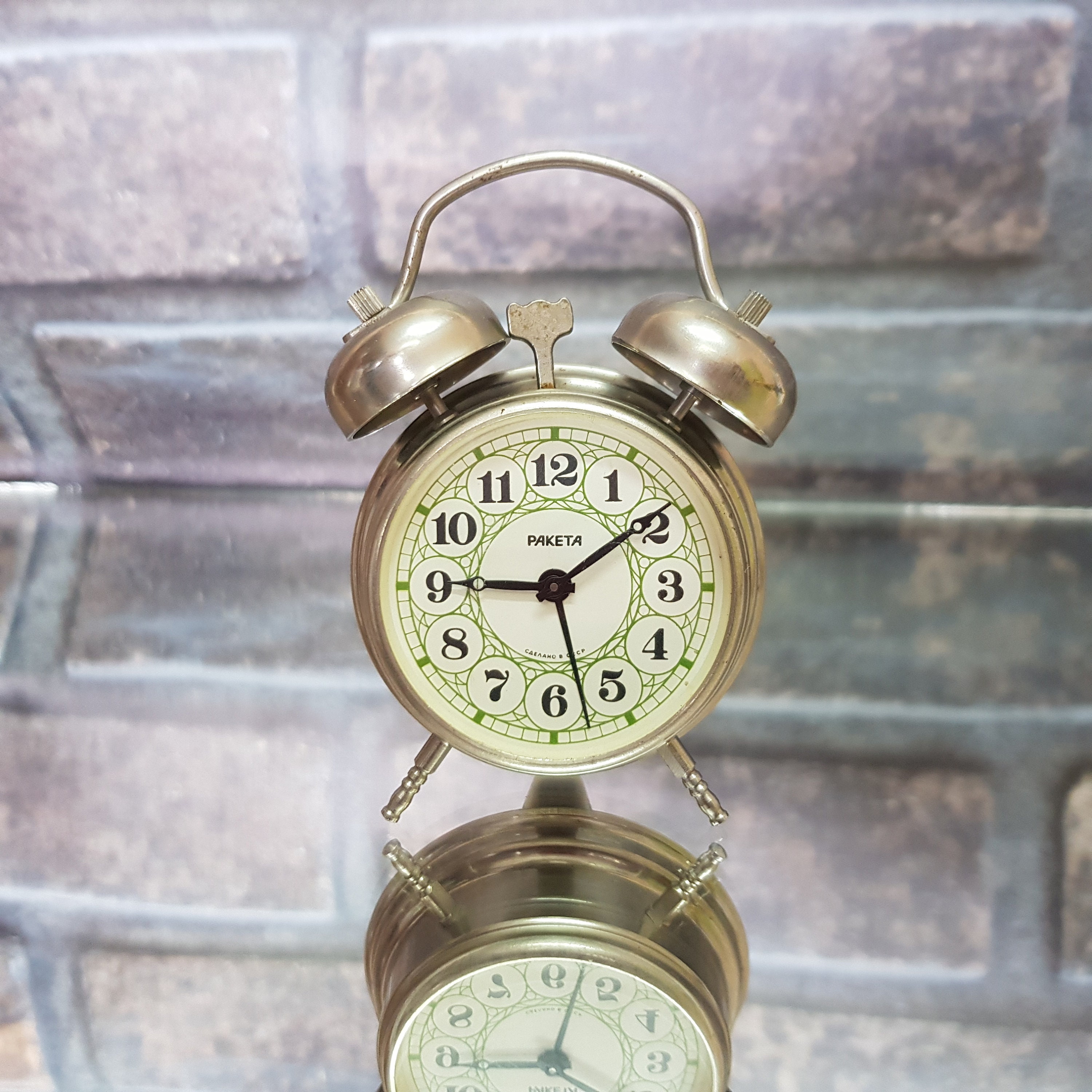 Alarm clock Raketa Russian alarm clock rarity table alarm Etsy