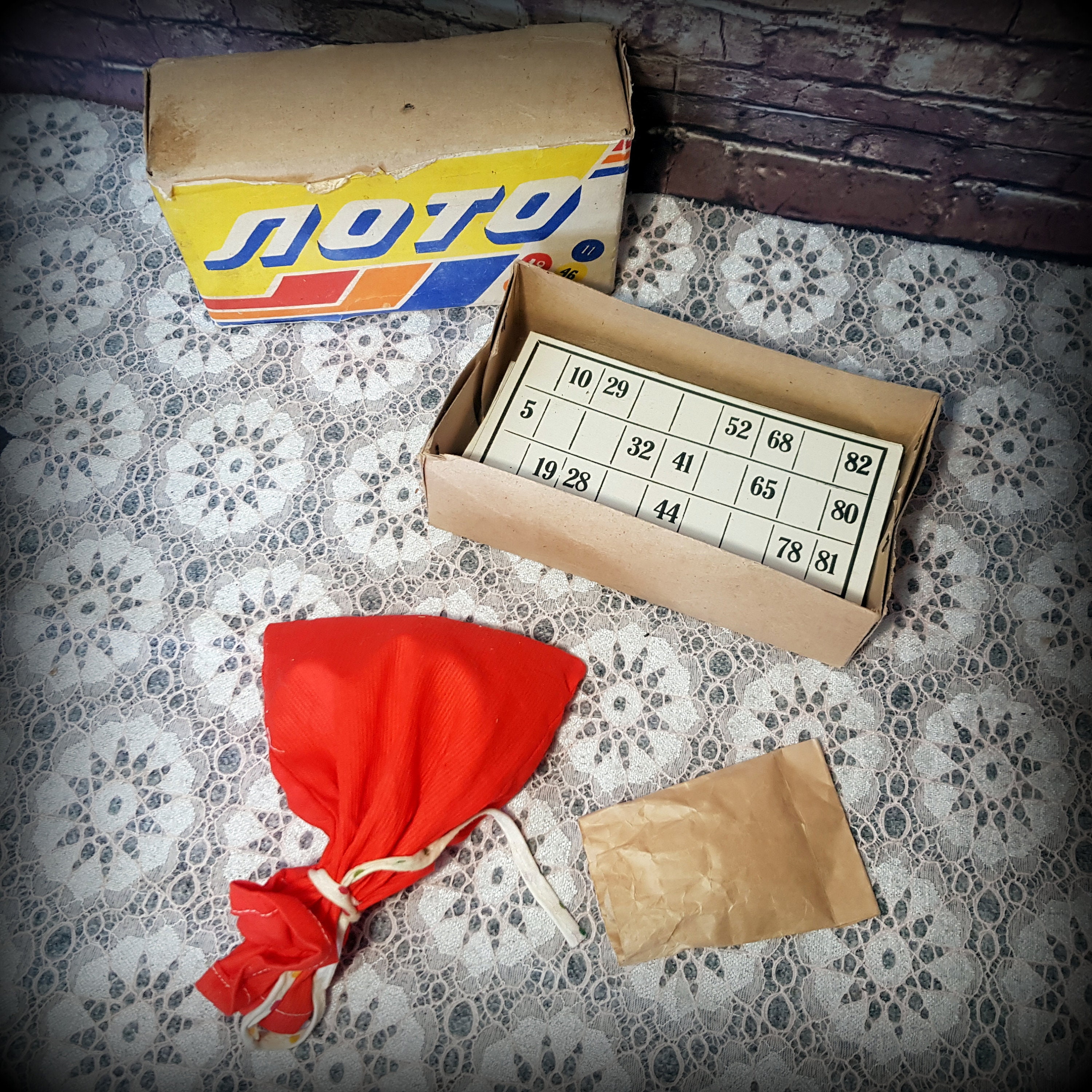 RUSSIAN LOTTO Vintage Lotto Game in Box Russian Vintage Table Etsy
