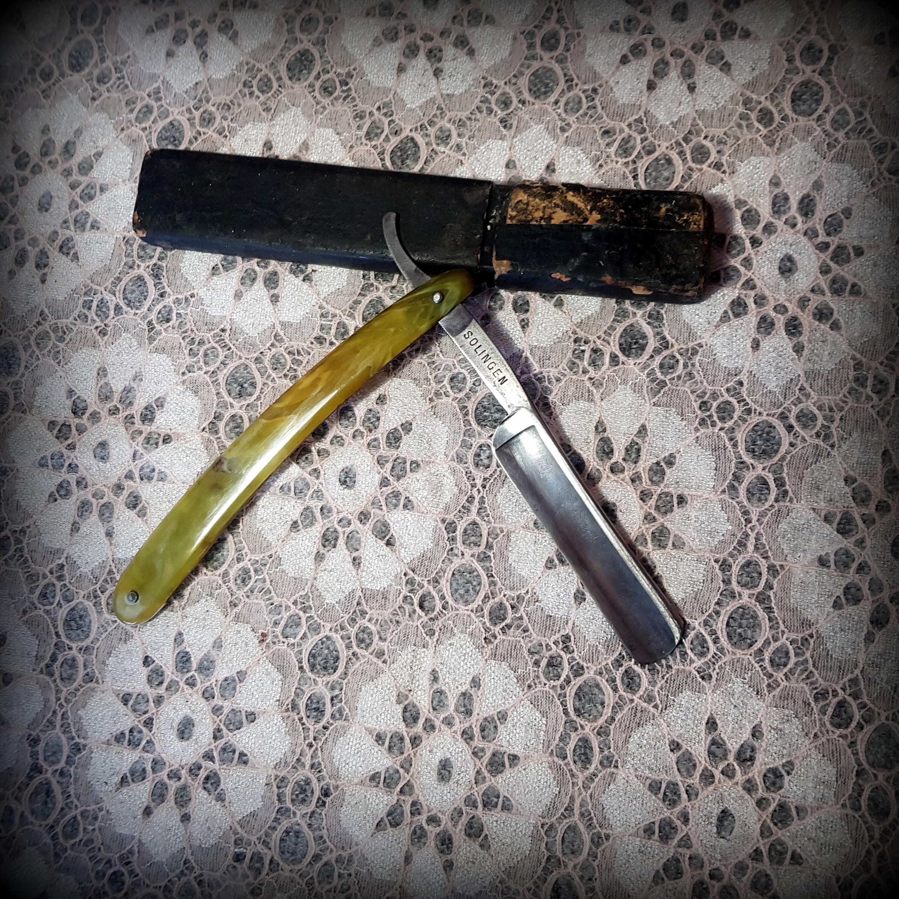 Original Solingen straight razor old dangerous razor rarity Etsy