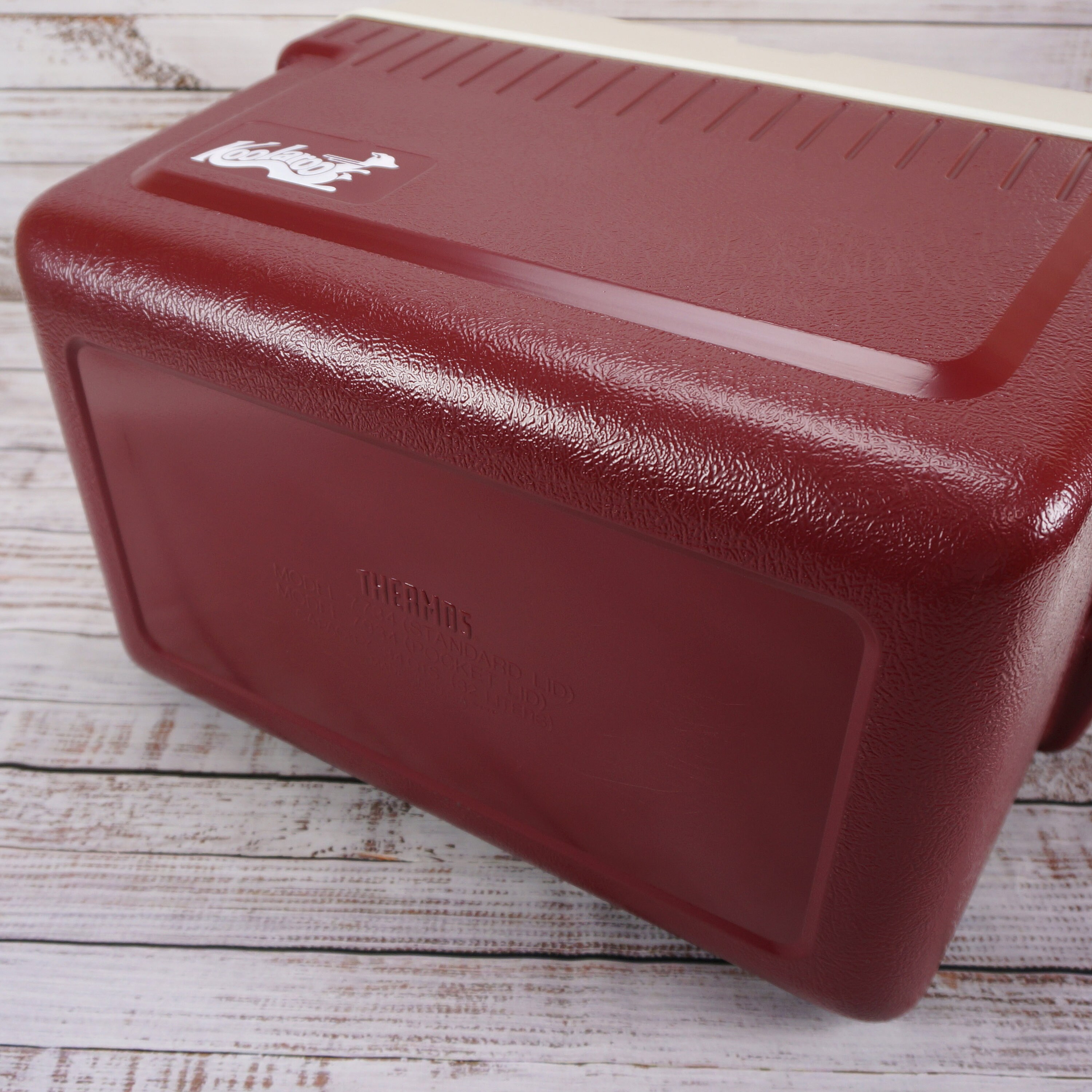Vintage 80s Thermos Koolaroo 34 Qt Cooler Ice Chest w/ Storage Etsy