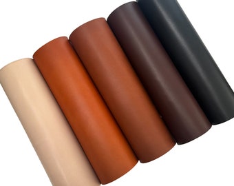 Veg Tanned Cowhide Leather for Handcrafted Workshop Crafting 1.2-1.4 mm (3-3.5oz)