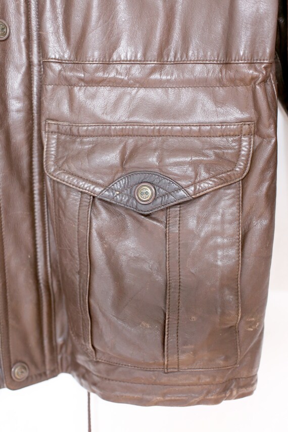 Vintage Tip Top Tailors Leather Western Jacket Gem