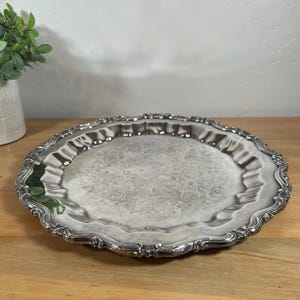 Fb Rogers Silver Plate Tray - Etsy
