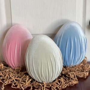 Velvet Eggs - Jumbo and Large