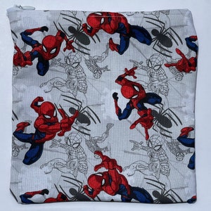 Spiderman Reusable Zipper Bag