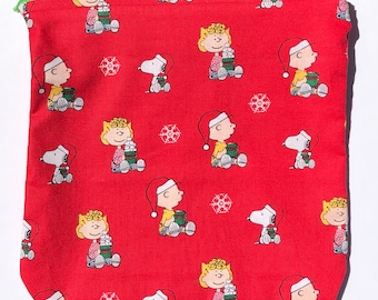 Peanuts Christmas Reusable Bag