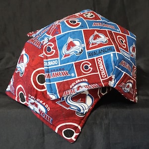 COLORADO AVALANCHE HOCKEY Microwave Bowl Cozy Reversible Warm Bowl Holder