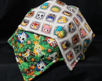 Animal Crossing  MICROWAVE BOWL COZY Reversible Warm Bowl Holder Tom Nook Isabelle Blathers