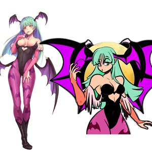Morrigan Aensland, Darkstalkers Kiss-Cut Vinyl Decals v6