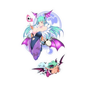 Morrigan Aensland, Darkstalkers Kiss-Cut Vinyl Decals, Spunky