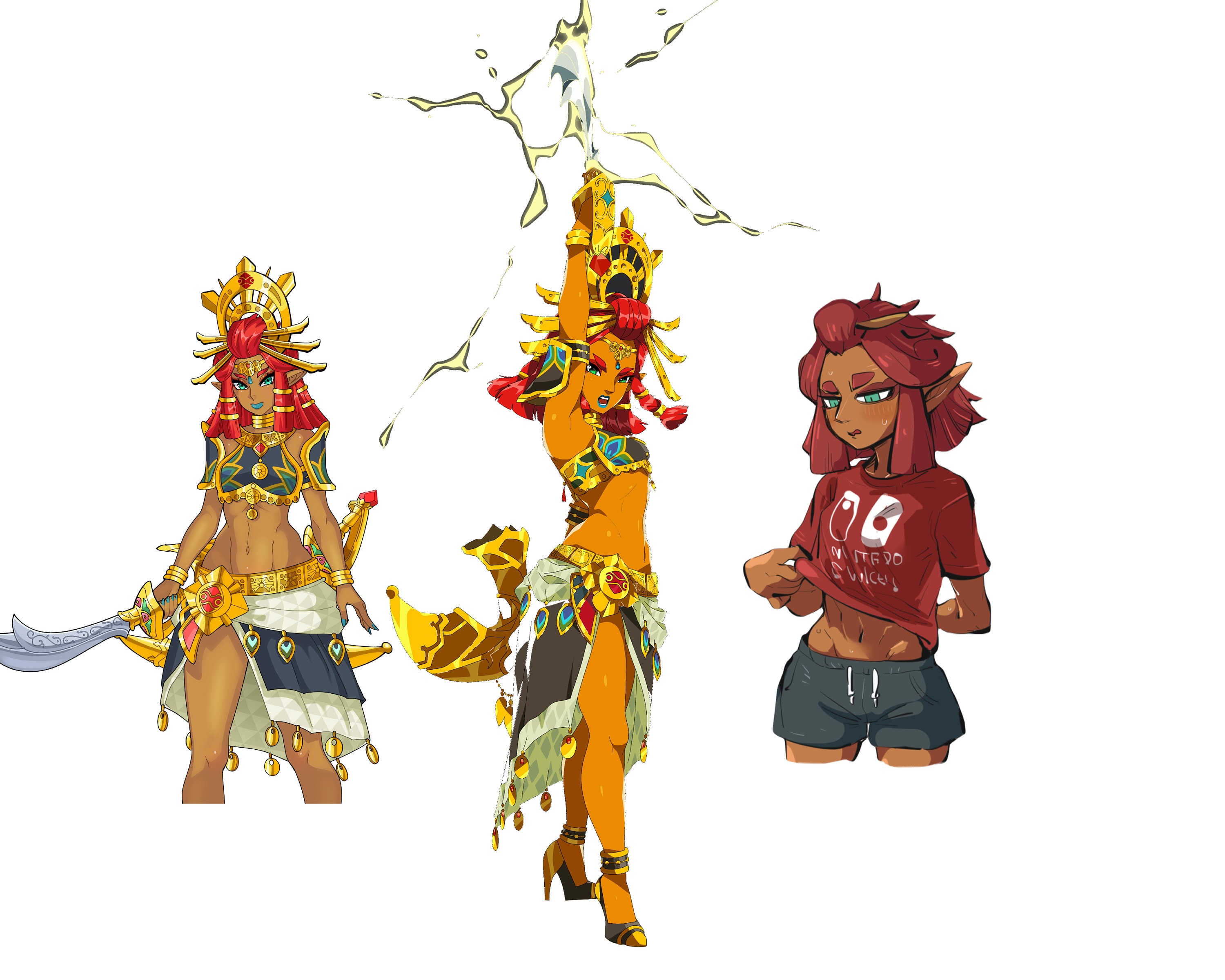 Riju, Tears of the Kingdom autostickerset, v1