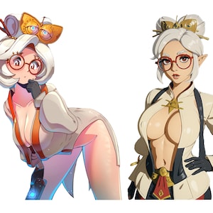 Purah, Tears of the Kingdom Lewd Set!  Kiss-Cut Vinyl Decals v3